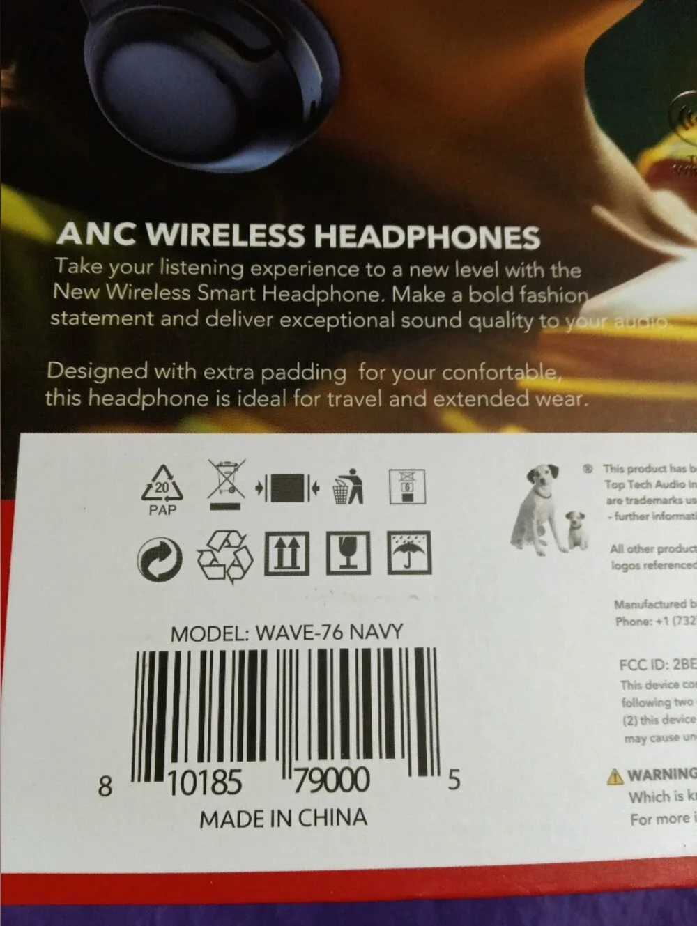 never opened RCA noise isolating folding headphones